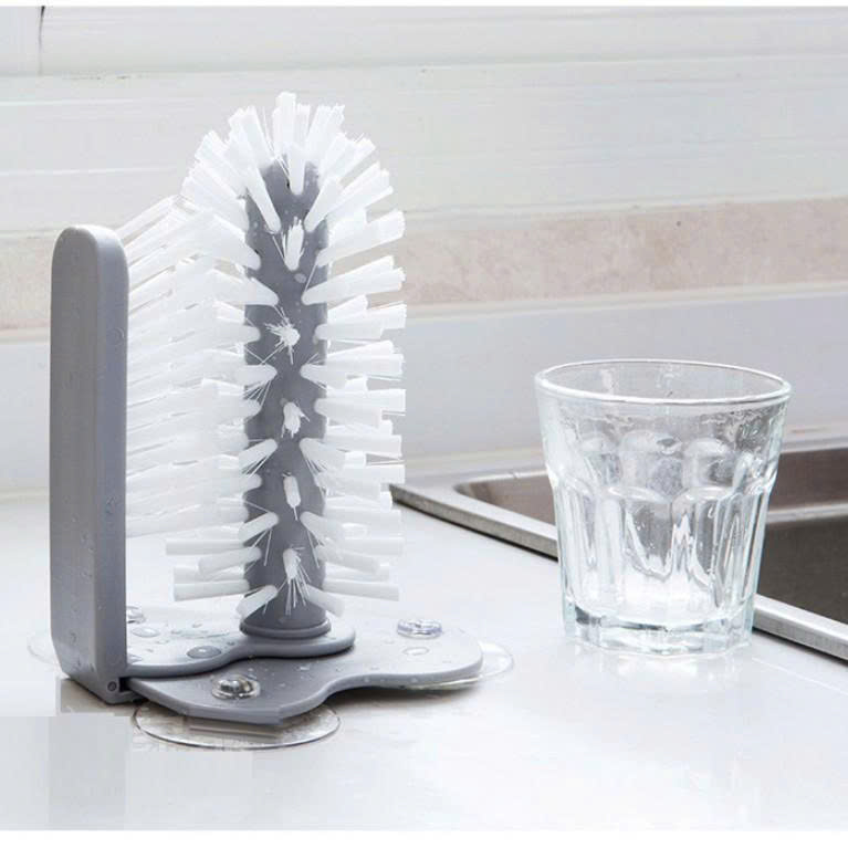 Dụng cụ rửa ly cốc gắn bồn đa năng 2in1