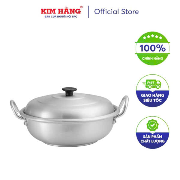 Bầu lẩu nhôm cao cấp Kim Hằng size 26cm