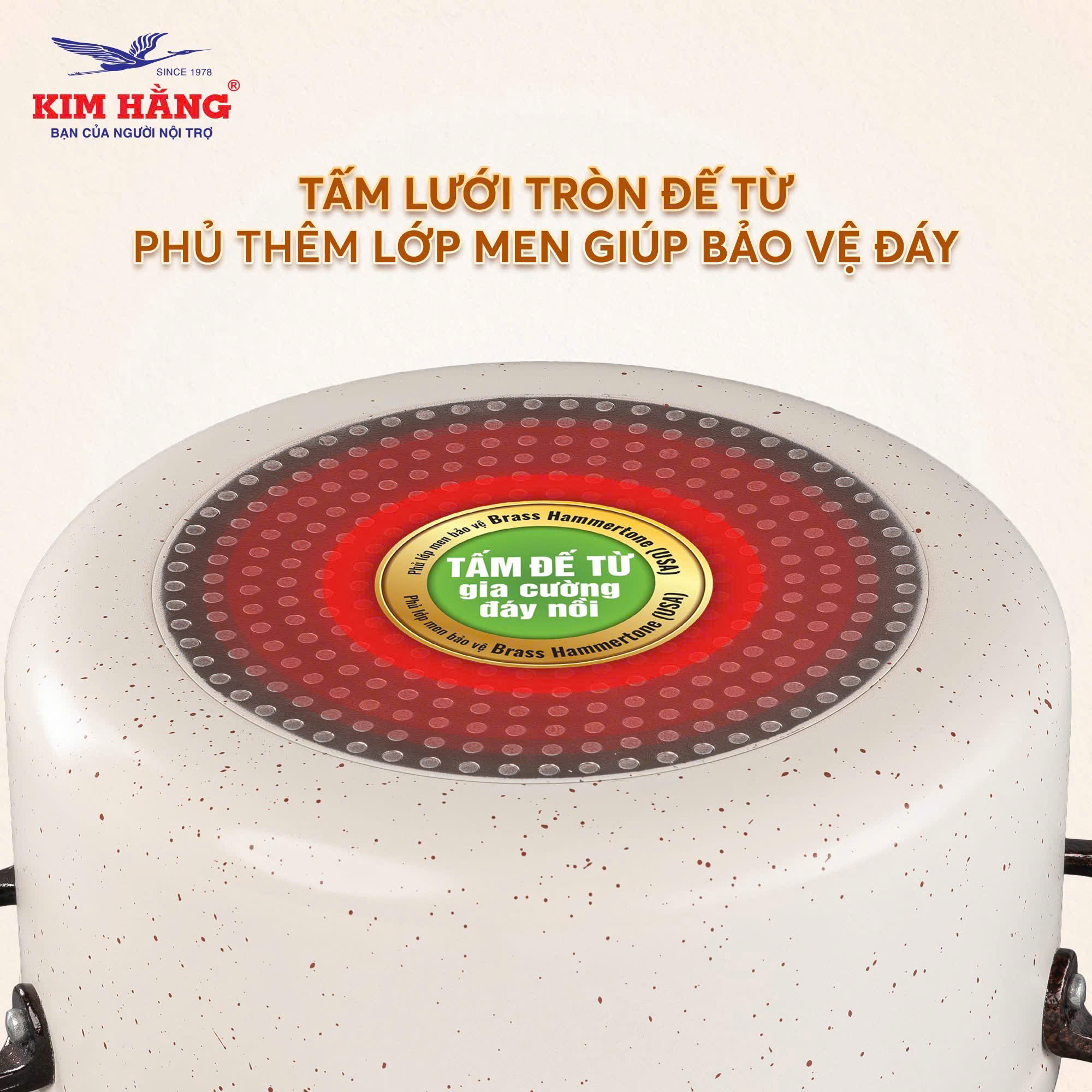 Nồi quánh chống dính Ceremic Thanh Xuân size 16cm