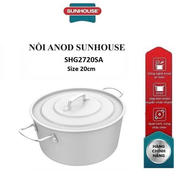 Nồi lẻ Anod Sunhouse SHG2720SA