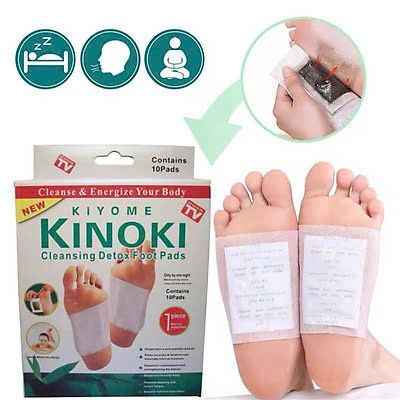 Hộp 10 miếng dán chân thải độc Kinoki