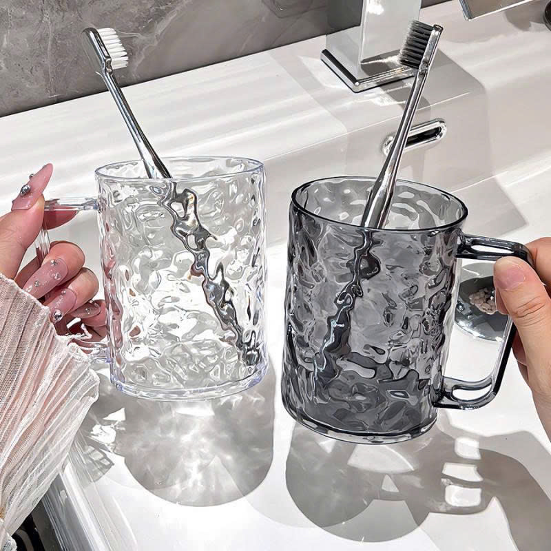 Cốc đánh răng vân pha lê sóng nước