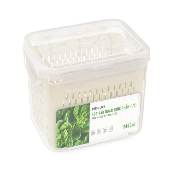 Hộp bảo quản thực phẩm tươi Matsu Lock 2400ml Duy Tân