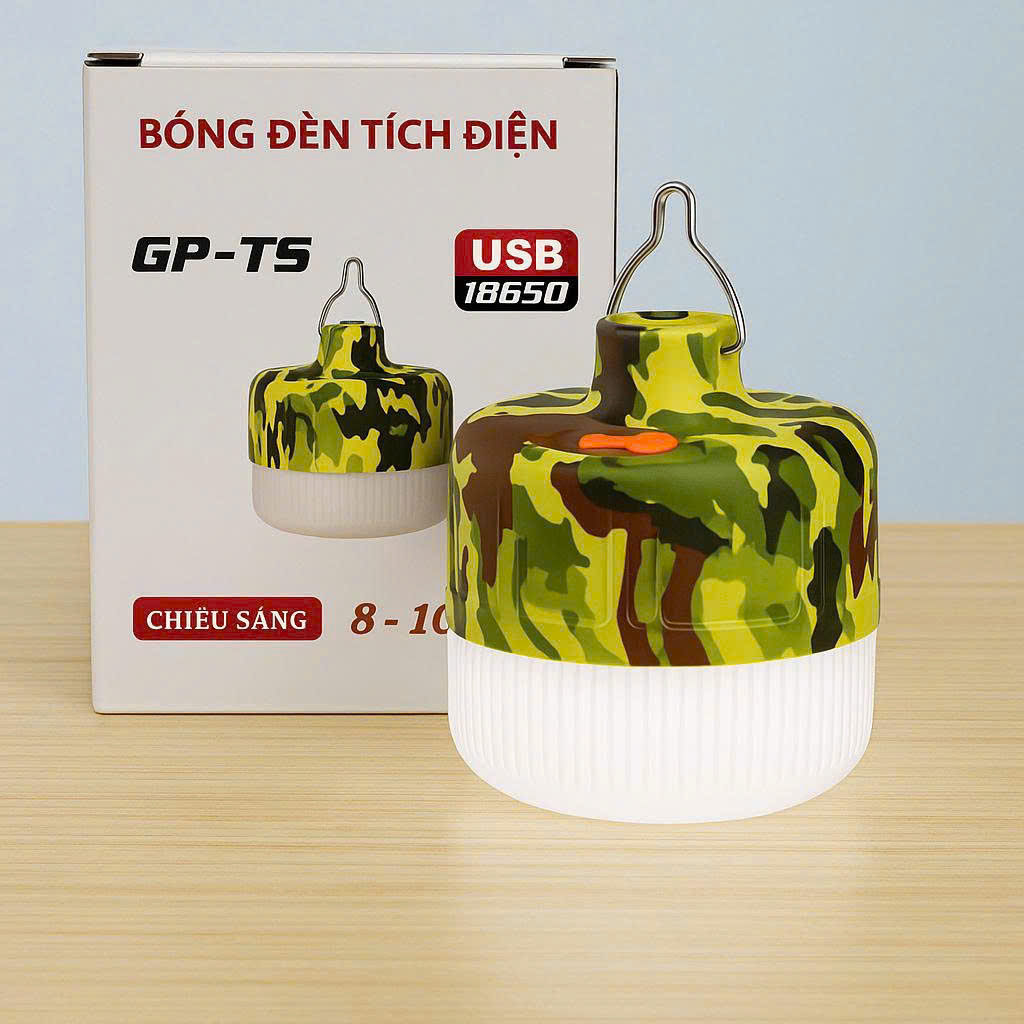 Bóng đèn sạc tích điện công suất G-TS100W màu rằn ri