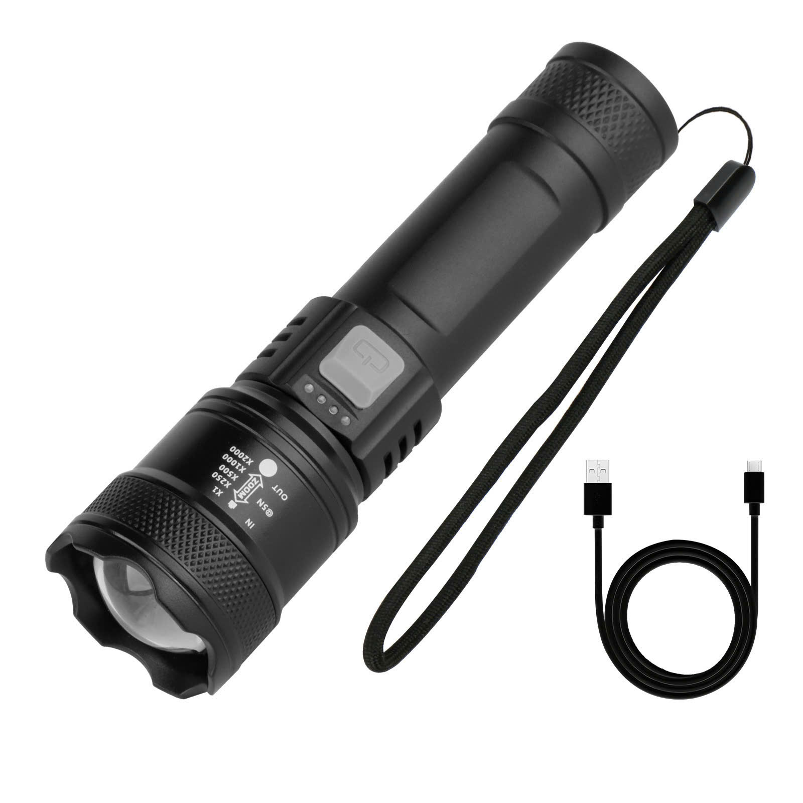 Đèn pin cầm tay siêu sáng 50W GP-ĐP01