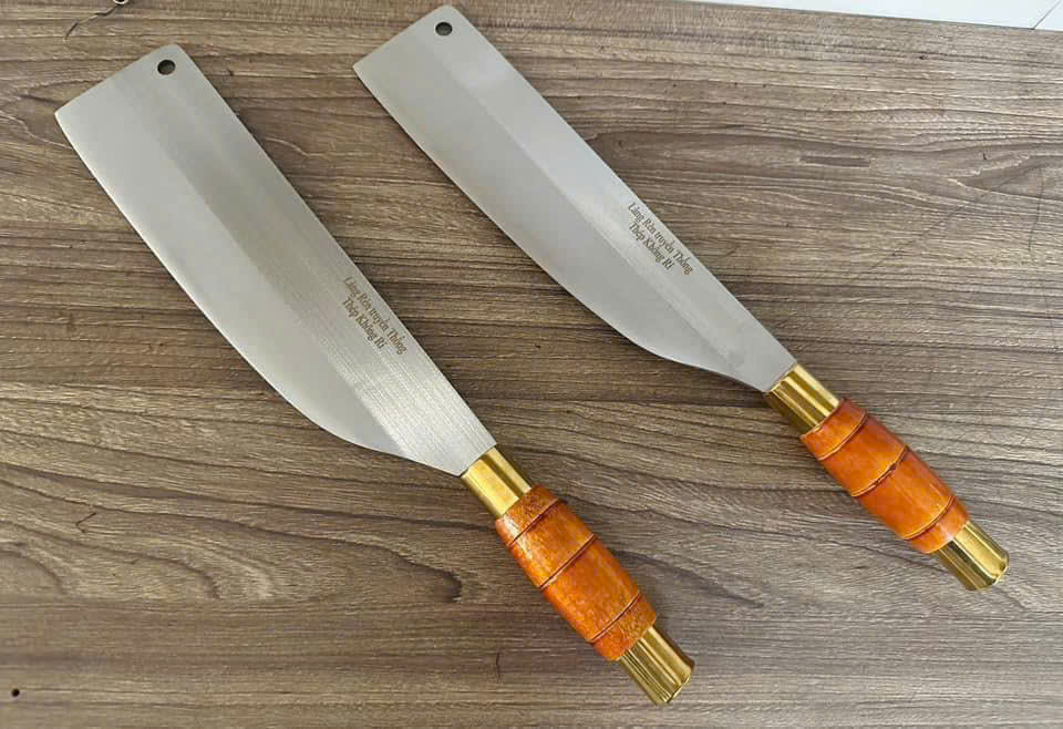 Dao chặt bằng thép không gỉ cán trúc 5 lạng