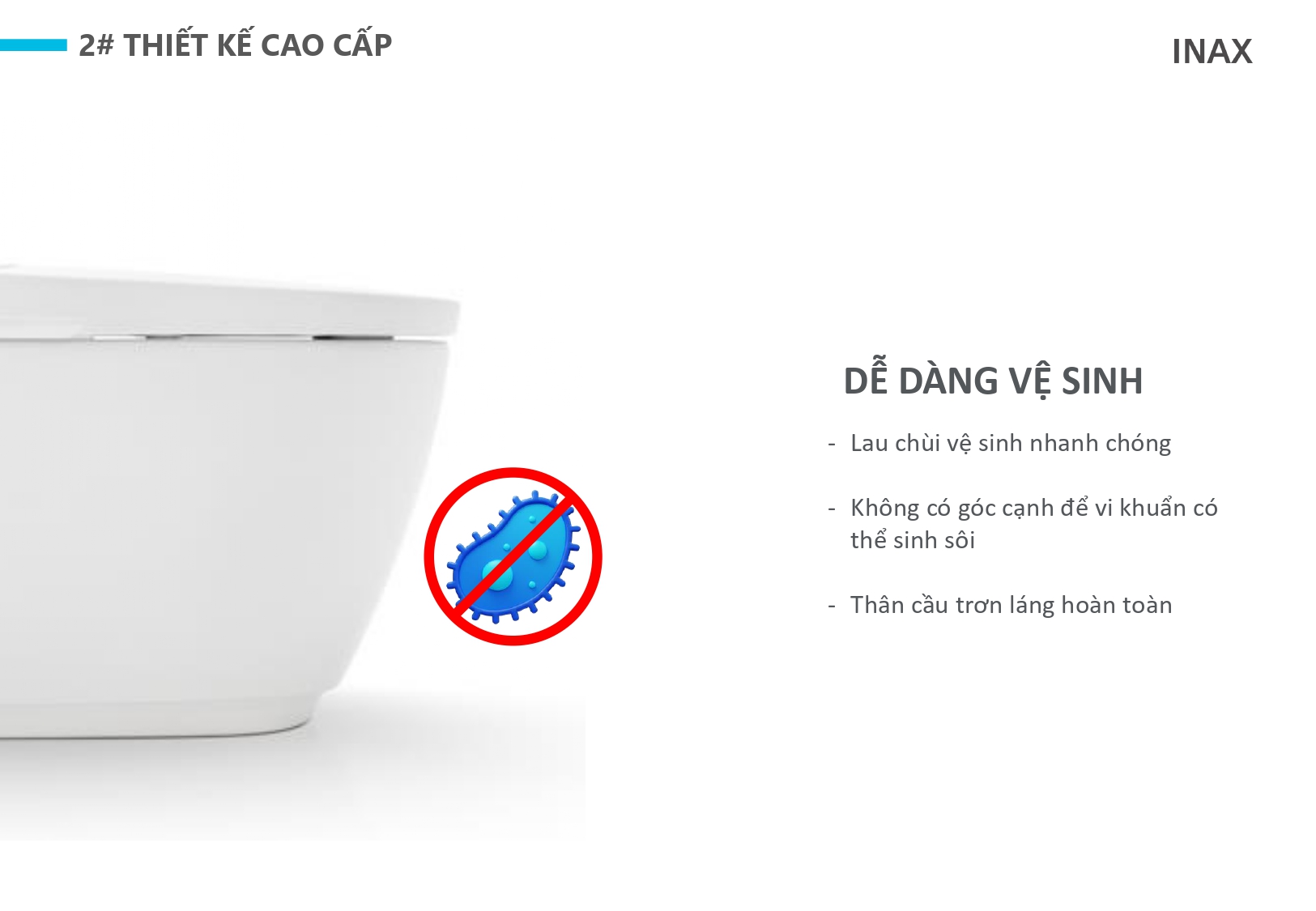 Bồn Cầu Thông Minh INAX  AC-819VN/BW1	SARAS Auto Open