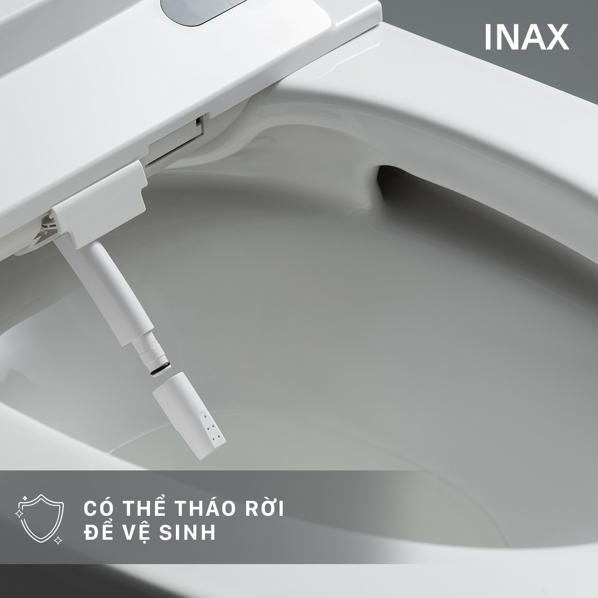 Bồn Cầu Thông Minh INAX  AC-819VN SARAS Auto Open