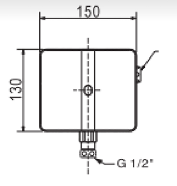 Xả tiểu American Standard WF-8604/8614 cảm ứng từ âm tường