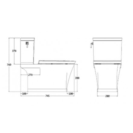 Bồn cầu 2 khối American Standard Kastello VF-2781