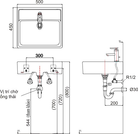 Lavabo chậu rửa mặt Inax AL-293V đặt bàn sứ chống bám bẩn Aquaceramic (AL293V)