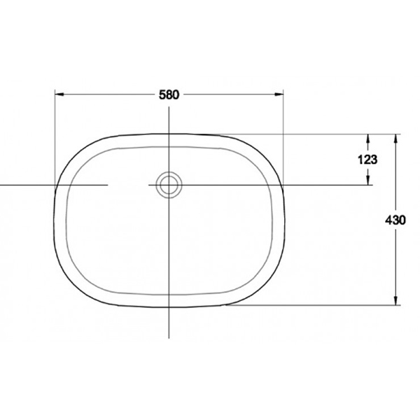 Lavabo chậu rửa mặt American Standard 0458-WT âm bàn