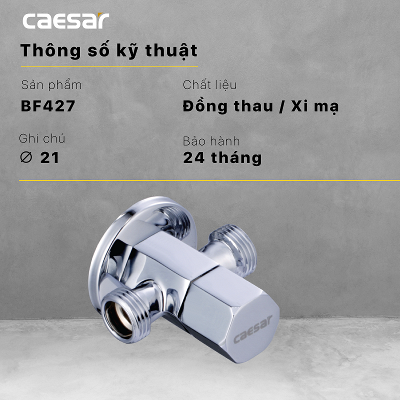 Van khống chế Caesar BF427 xi