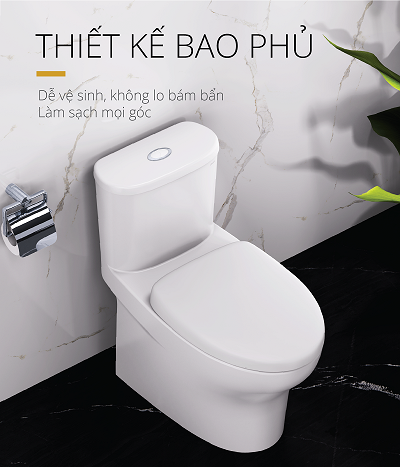 Bồn cầu 1 khối Caesar CD1394