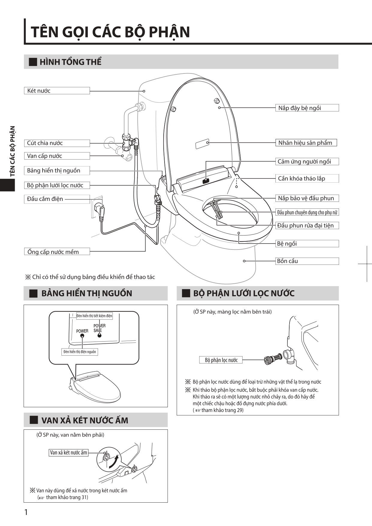 Nắp rửa điện tử Inax CW-KA22AVN điều khiển từ xa (CWKA22AVN)