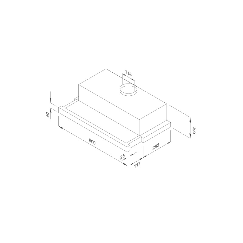 Máy hút khói khử mùi Malloca K1506 TC