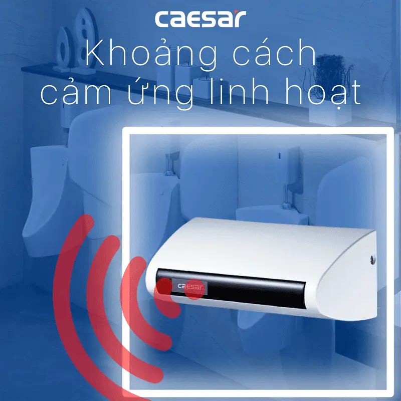 Xả tiểu Caesar A648 cảm ứng từ