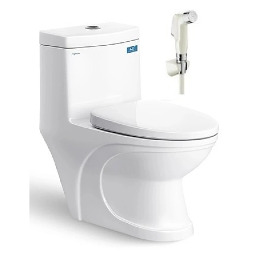 Bồn cầu 1 khối Viglacera V39 xả mưa + xịt VG826