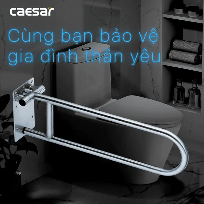 Thanh Vịn Inox Caesar GB100V Gắn Tường