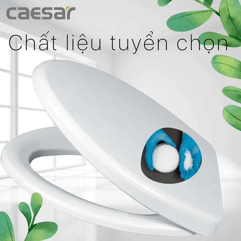 Nắp Bàn Cầu Caesar M220 Rơi Êm