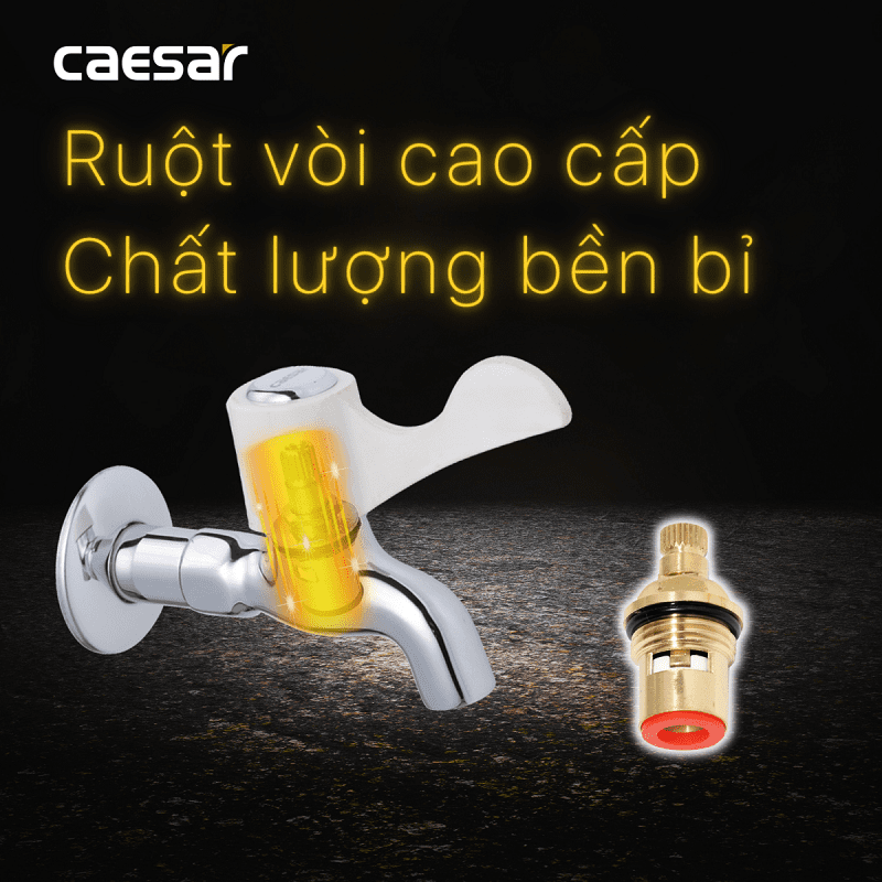 Vòi gắn tường Caesar W027C