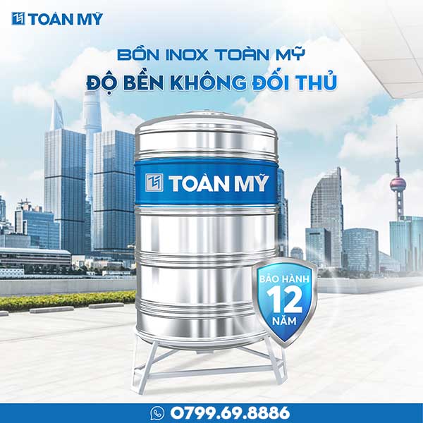 Đại lý Bồn nước Toàn Mỹ Lộc Nghi Cần Thơ