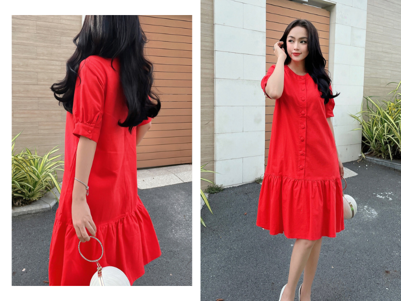 Tone đỏ cam rực rỡ