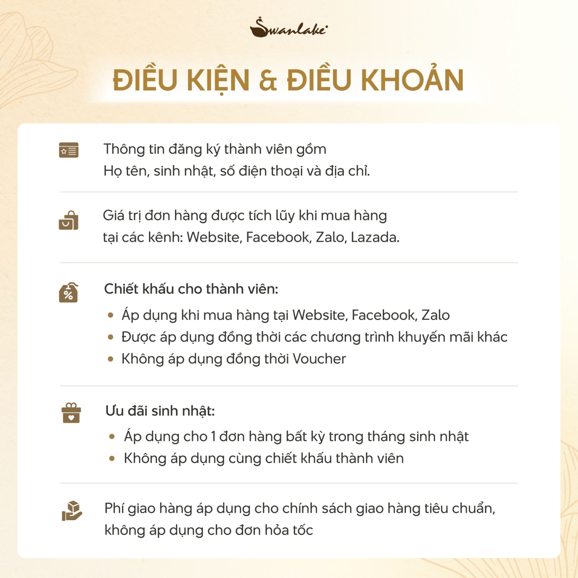 Một số điều khoản quan trọng