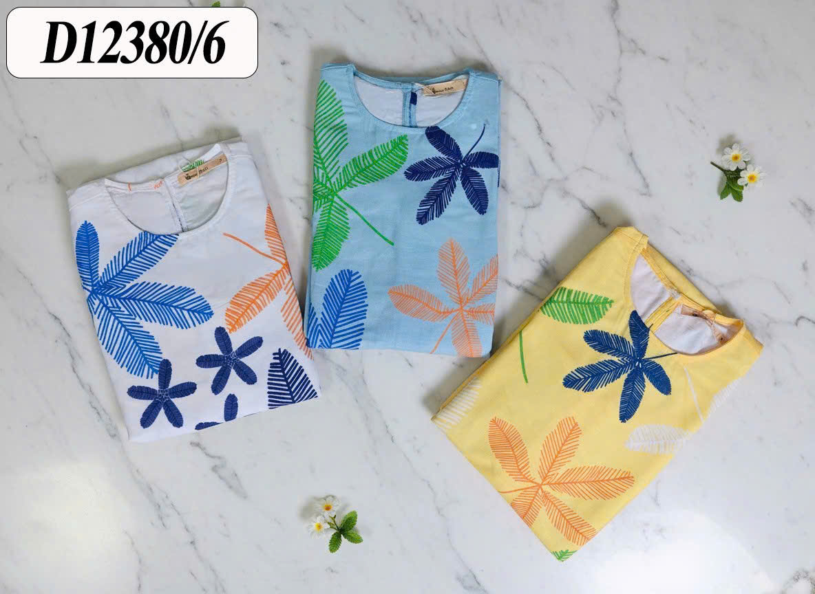 SWANLAKE | Váy Đầm Nữ Maxi Suông Sát Nách Xẻ Tà Linen Lụa In Hoa Cổ Tròn Du Lịch Biển Hè D12380LW06