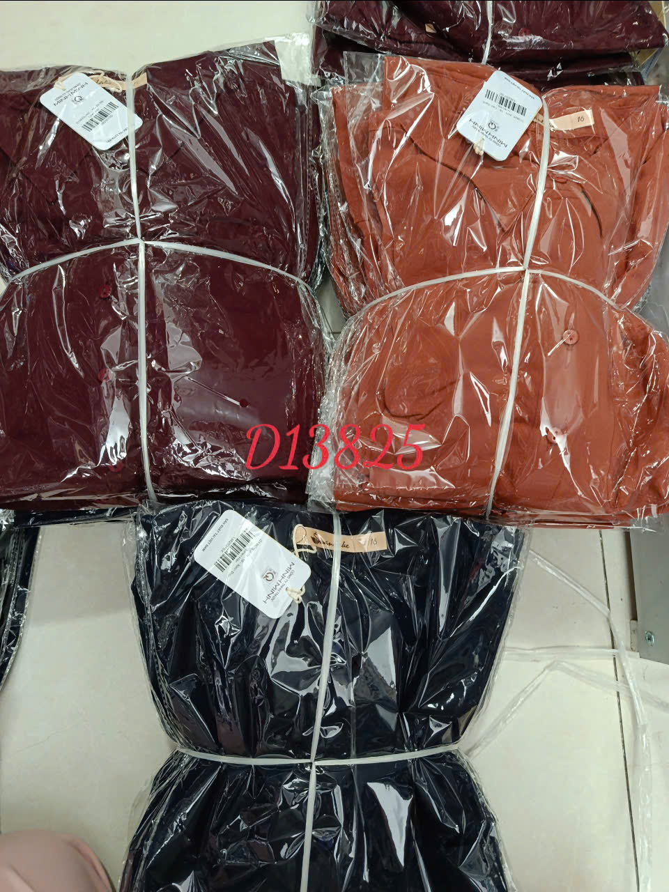SWANLAKE | Váy Đầm Nữ Midi Suông Vải Linen Hàn Cổ Sơ Mi Cài Nút Tay Hến Vạt Bầu Công Sở D13825LW01