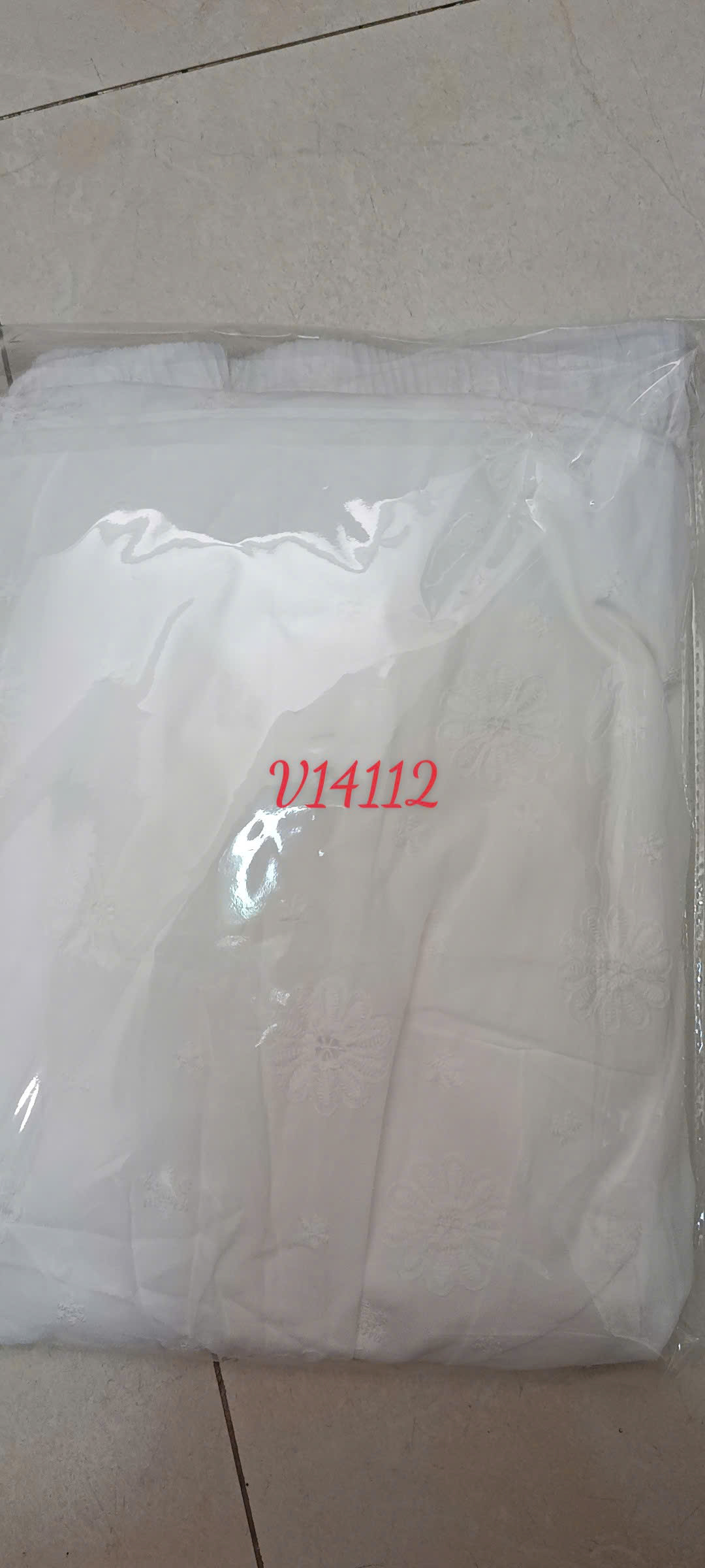 SWANLAKE | Chân Váy Nữ Maxi Trắng Dài Dáng Phồng Xoè Basic Vải Cotton Thêu Hoa Thanh Lịch V14112MW01