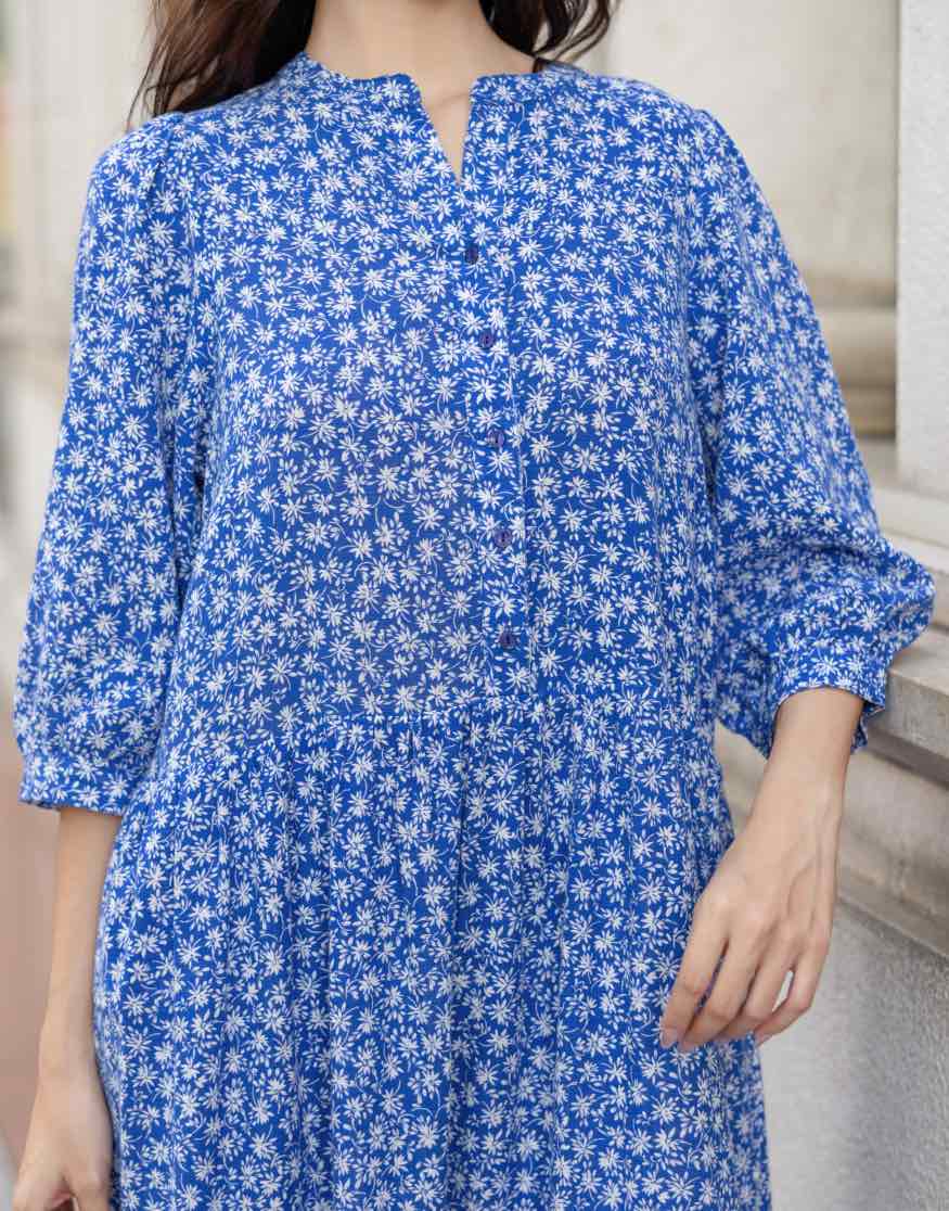 Đầm Maxi Phom Dài Chất Liệu Xô Bông - D10887LW01