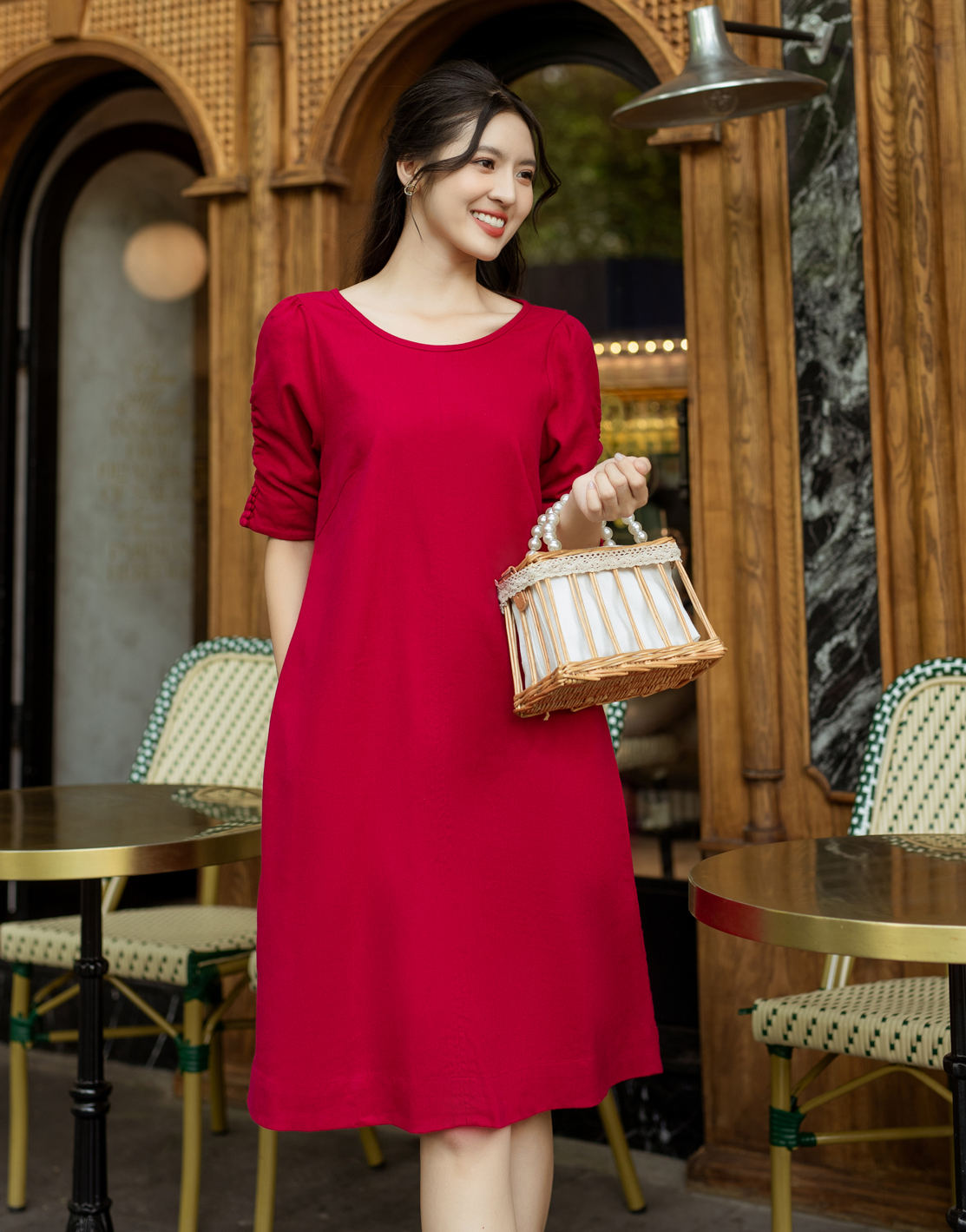 Đầm suông bigsize trung niên họa tiết ArticHunter, vải thô mềm thích hợp  mùa hè, thương hiệu chính hãng giá rẻ nhất tháng 3/2024
