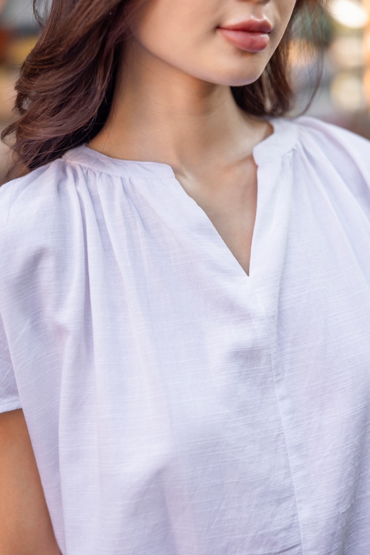 Áo Tay Dơi Chất Liệu Linen Swanake - A11603LW01