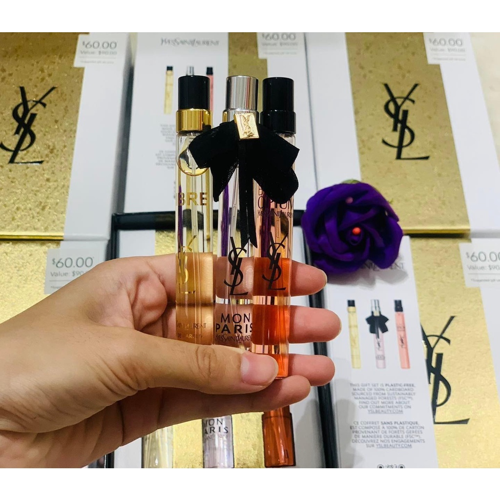 Set Nước Hoa Nữ Yves Saint Laurent YSL Womens Perfume Discovery (3 x 9.8ml)