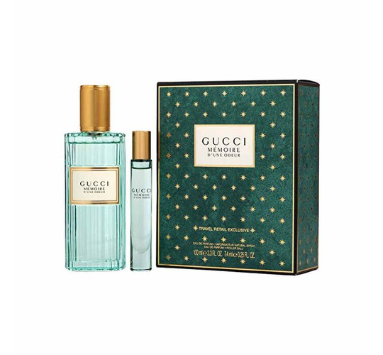 Set Nước Hoa Unisex Gucci Memoire D’une Odeur EDP (100ml, Mini 7.4ml)