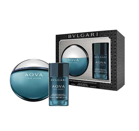 Set Nước Hoa, Lăn Khử Mùi Bvlgari Aqva Pour Homme EDT (EDT 100ml, Deodorant 75ml)