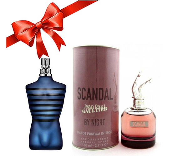 Combo Nước Hoa Jean Paul Gaultier (Ultra Male Edt 125ml + Scandal By Night Edp Intense 80ml)