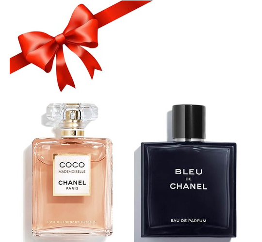 Combo Nước Hoa Chanel Bleu EDP 100ml + Chanel Mademoiselle EDP 100ml