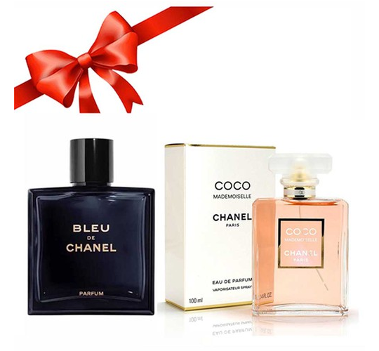 Combo Nước Hoa Chanel Bleu Parfum Men's 100ml + Chanel Mademoiselle EDP Women's 100ml