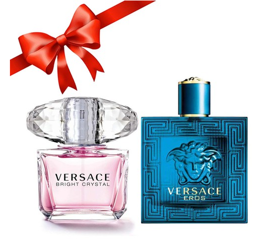 Combo Versace Eros EDT 100ml + Versace Bright Crystal 90ml