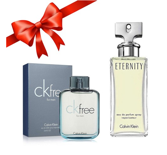 Combo Nước Hoa Calvin Klein Eternity Nữ + Calvin Klein CK Free Nam Size 100ml