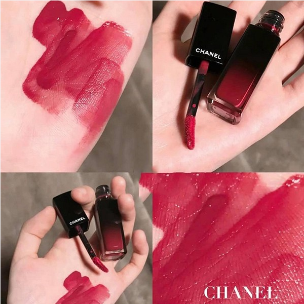 Son Kem Chanel 66 Permanent Màu Hồng Đỏ Đậu