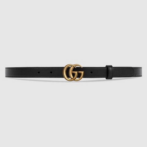 Thắt Lưng Gucci Ceinture En Cuir Avec Boucle Double G 2cm Size 75