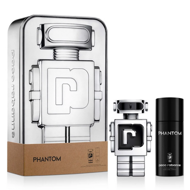 Gift Set Paco Rabanne Phantom 2pcs ( EDT 100ml + Deodorant Spray 150ml )