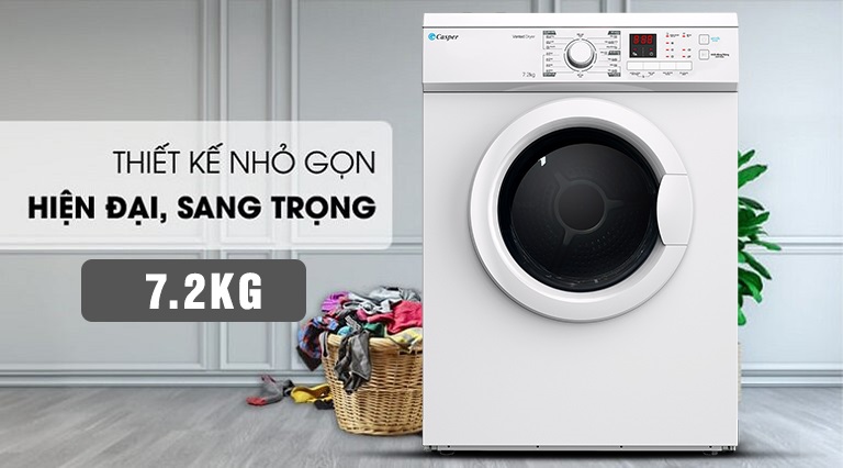 Máy sấy Casper 7.2kg TD-72VWD