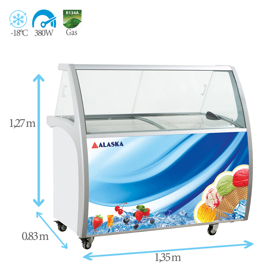 Tủ kem Alaska ISG-9