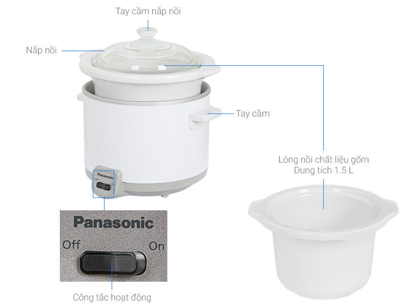 Nồi nấu chậm Panasonic NF-N15SRA