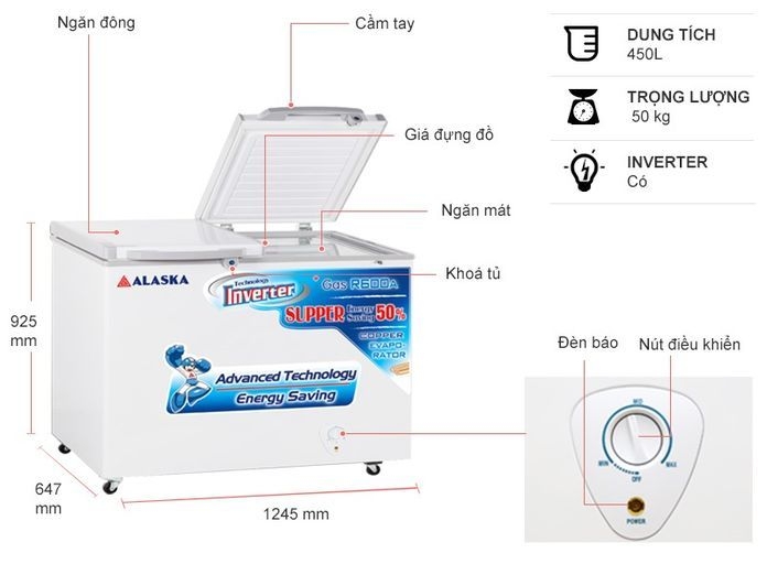 Tủ đông Alaska FCA-4600CI