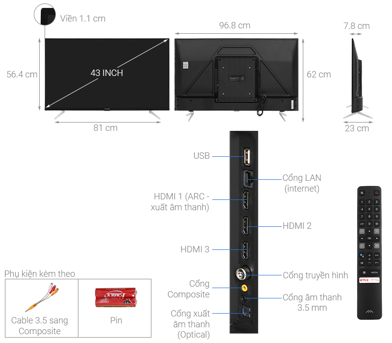 Android Tivi FFalcon 4K 50 inch 50UF2